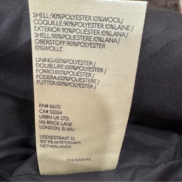 NWT Anthropologie Maeve Brushed Plaid Blazer Coat Jacket Small Fall Wool Blend - Picture 15 of 15